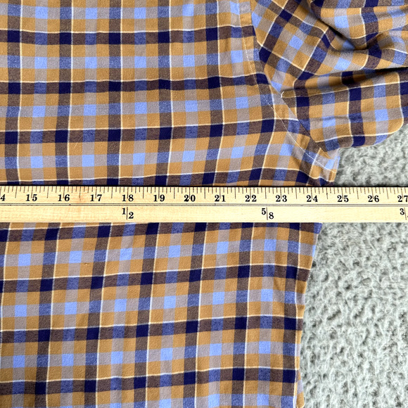 Bruli Carroll & Co Beverly‎ Hills Shirt Men's XL Plaid Flannel Swiss Made - Picture 6 of 10